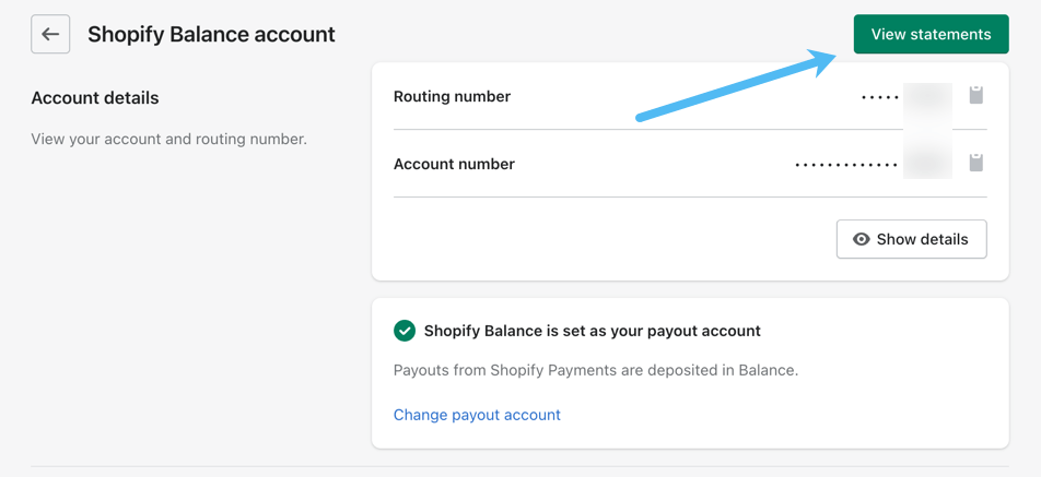 Shopify Balance