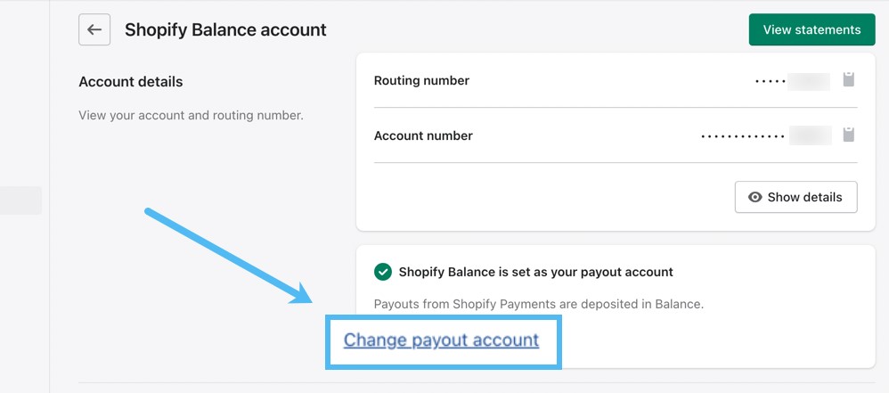 Shopify Balance