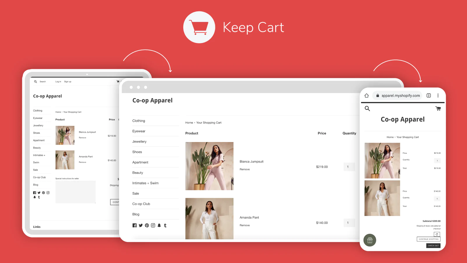 keep cart