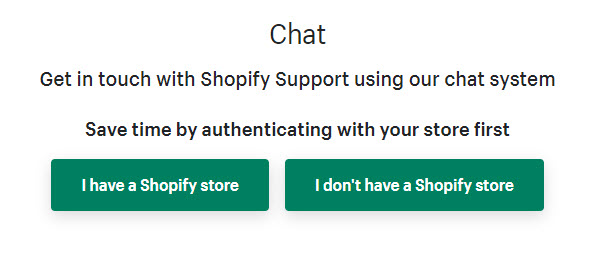 Shopify support 