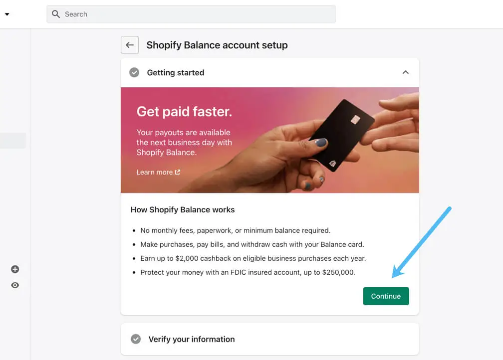 Shopify Balance