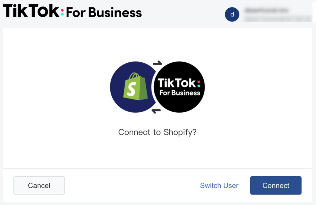 Shopify tik tok