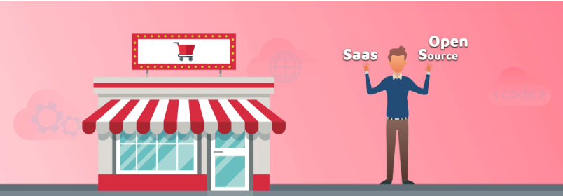 saas vs open source ecommerce