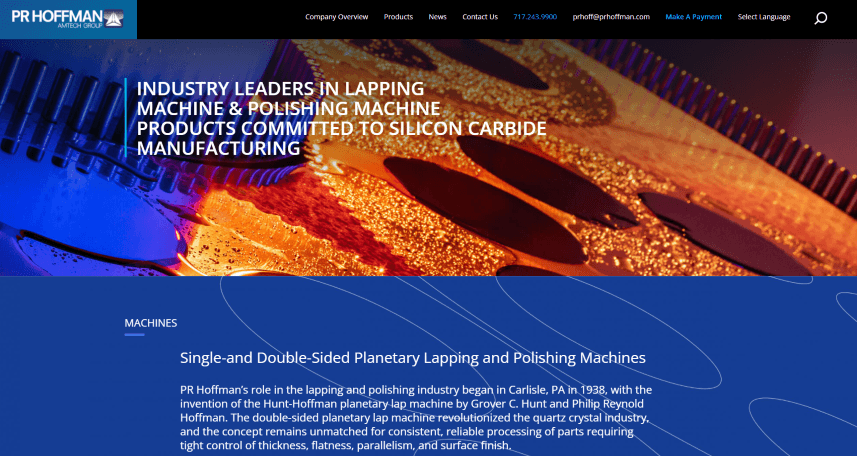 manufacturer websites