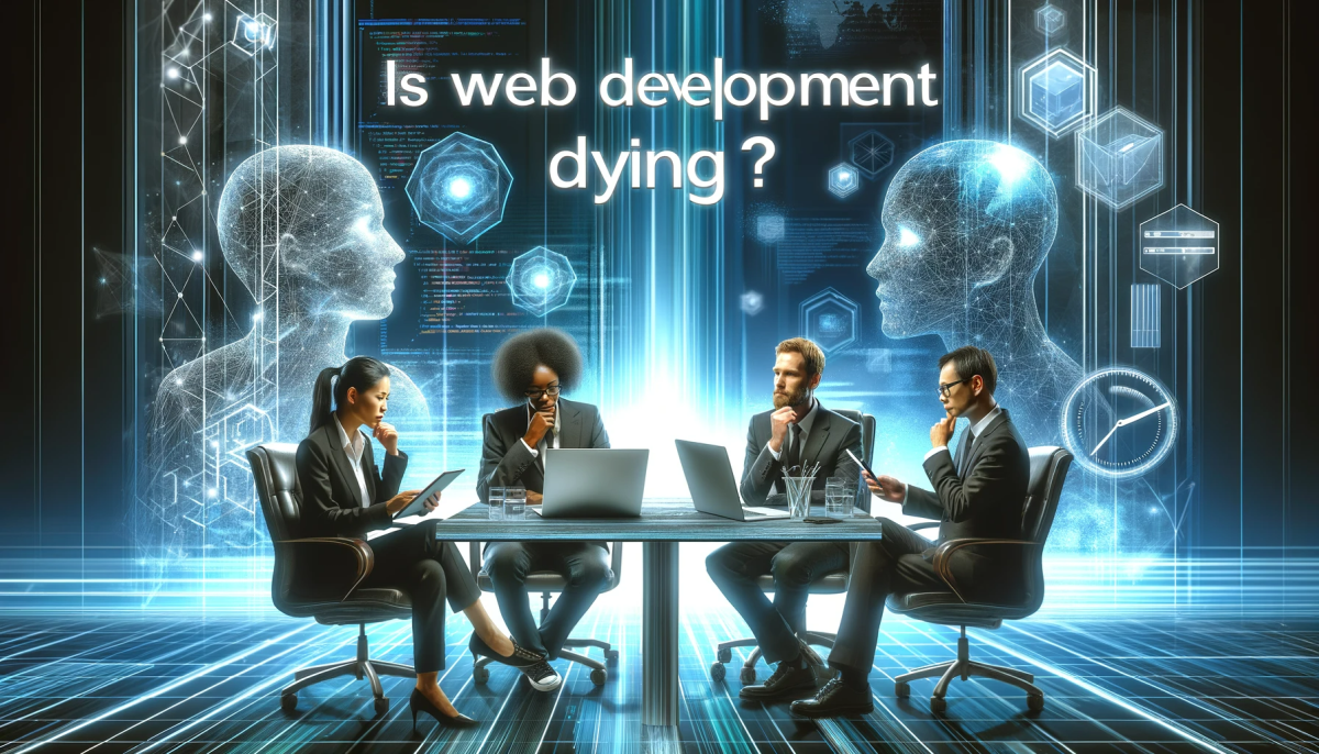 is web development dying