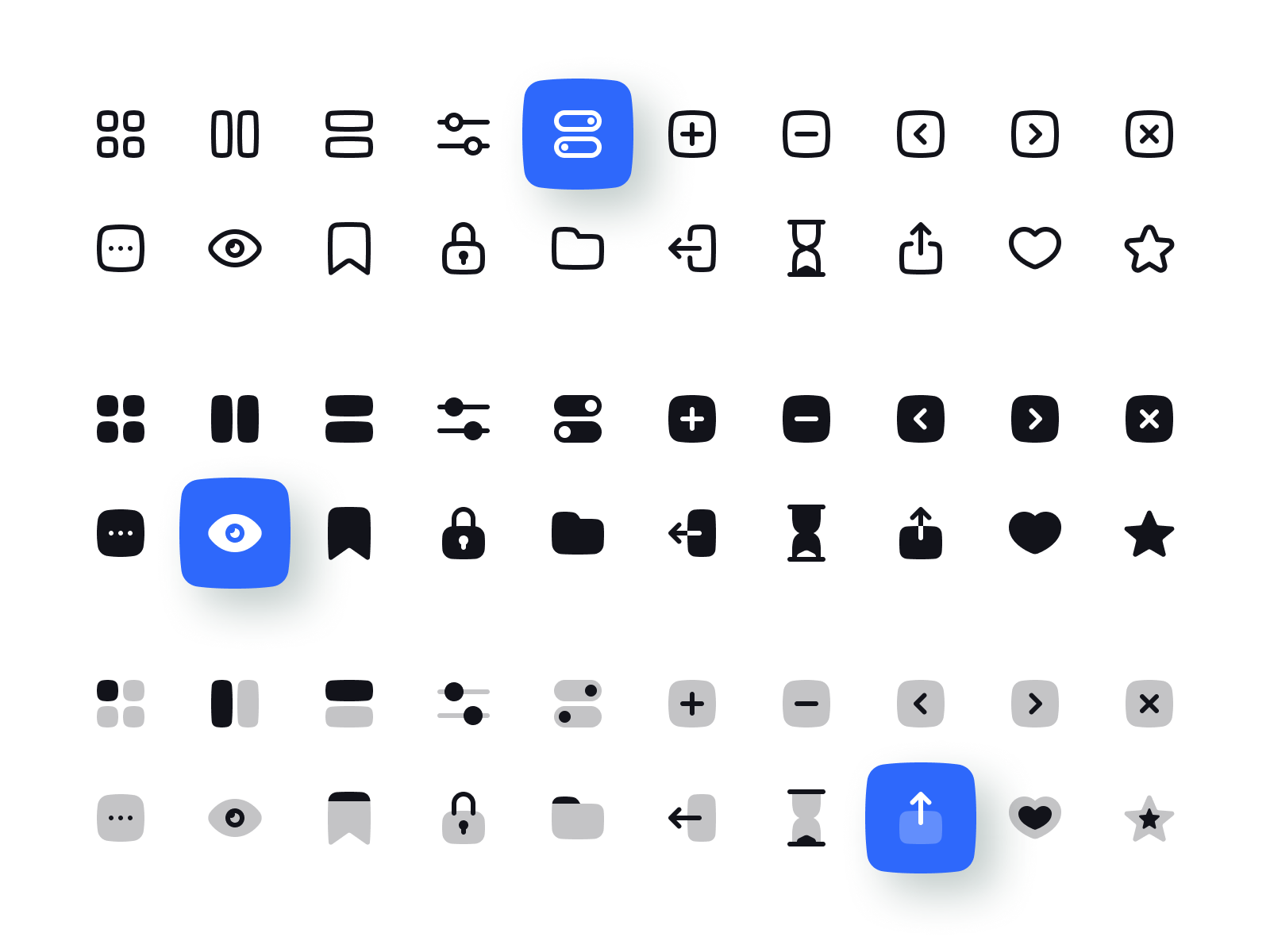 web design icons