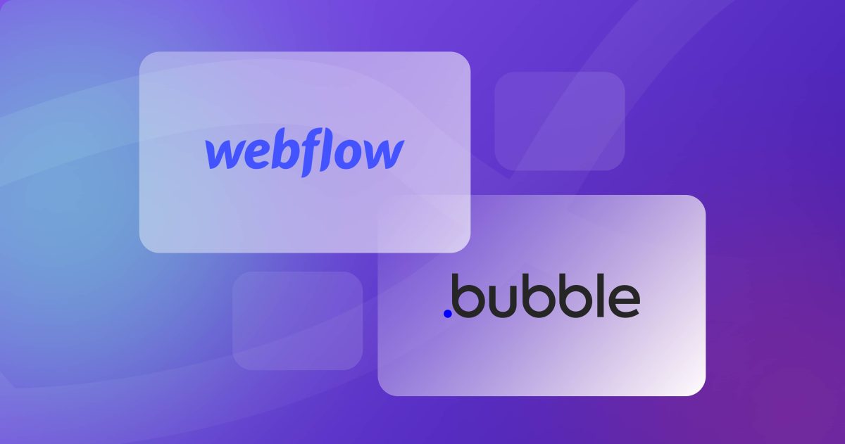 webflow vs bubble