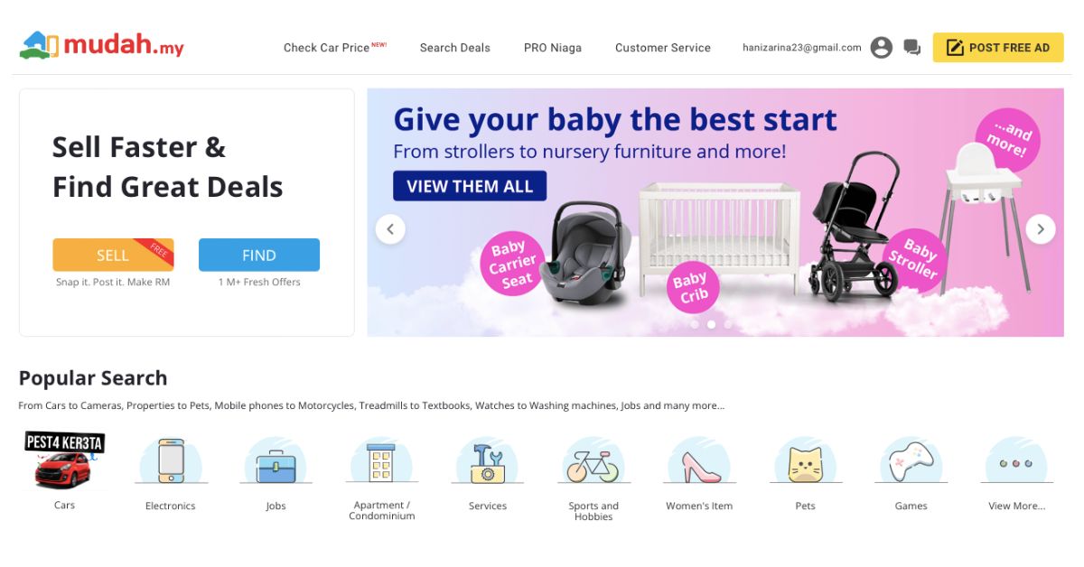 ecommerce websites in malaysia