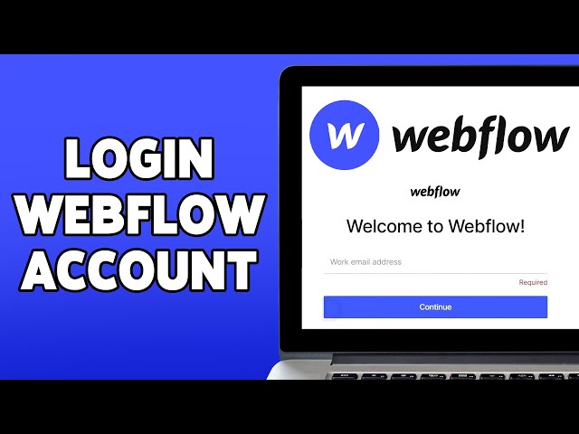 Webflow login