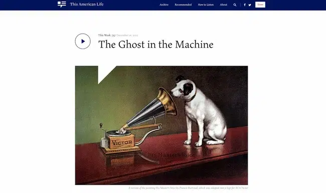 podcast website examples