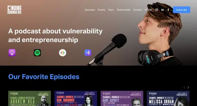 Showcase Your Voice: Inspiring Podcast Website Examples