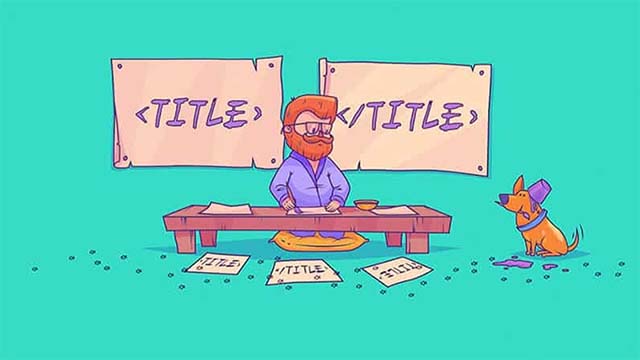 website title