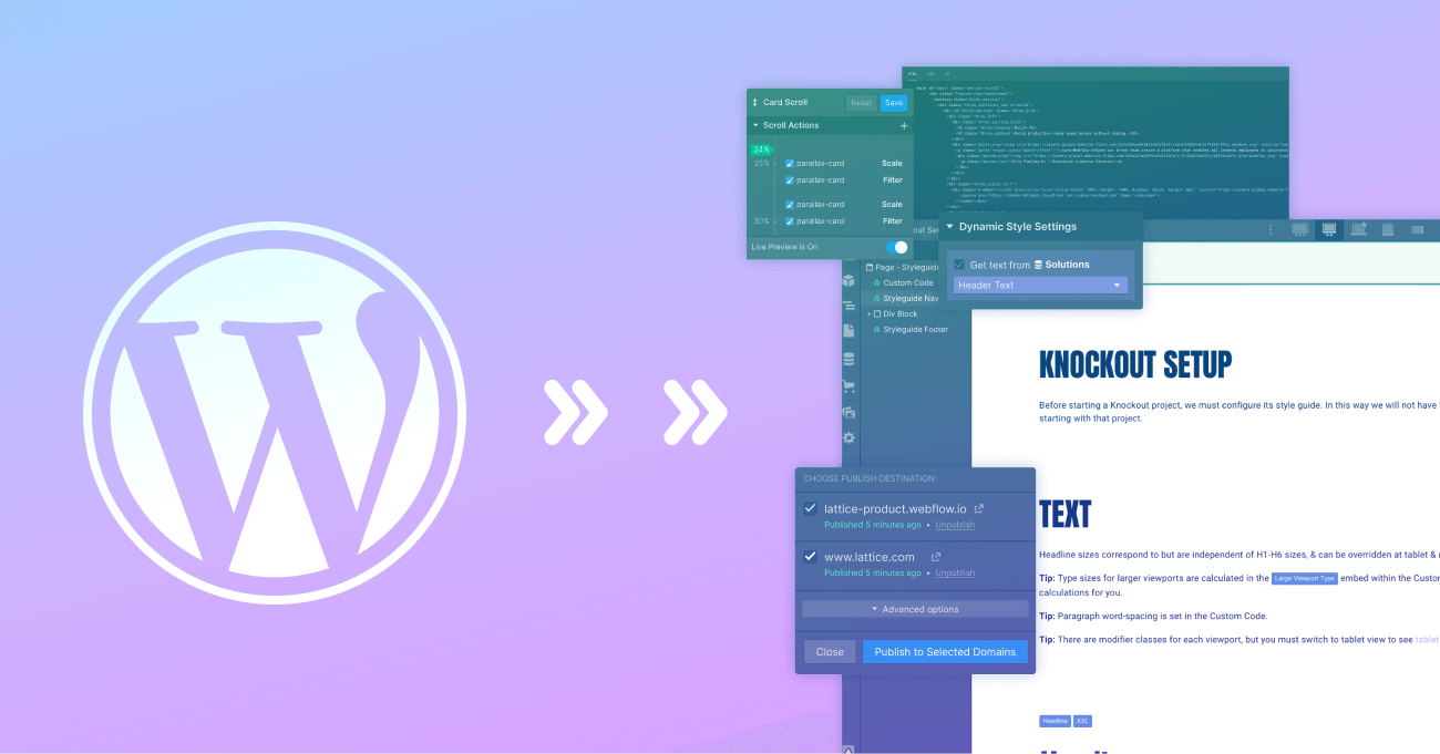 wordpress to webflow