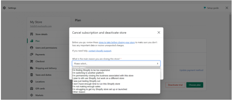 How to Cancel Shopify Free Trial: Easy Steps to Avoid Charges how to cancel shopify free trial