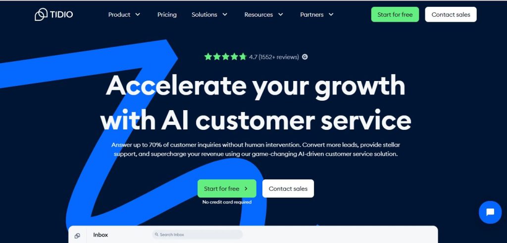 AI chatbot for ecommerce free