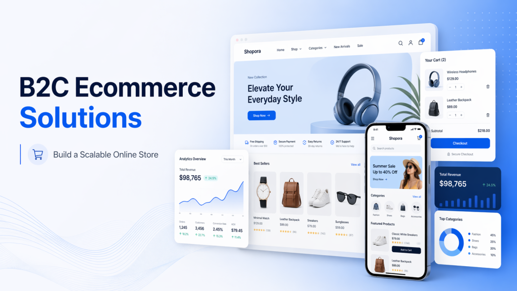 B2C ecommerce solutions